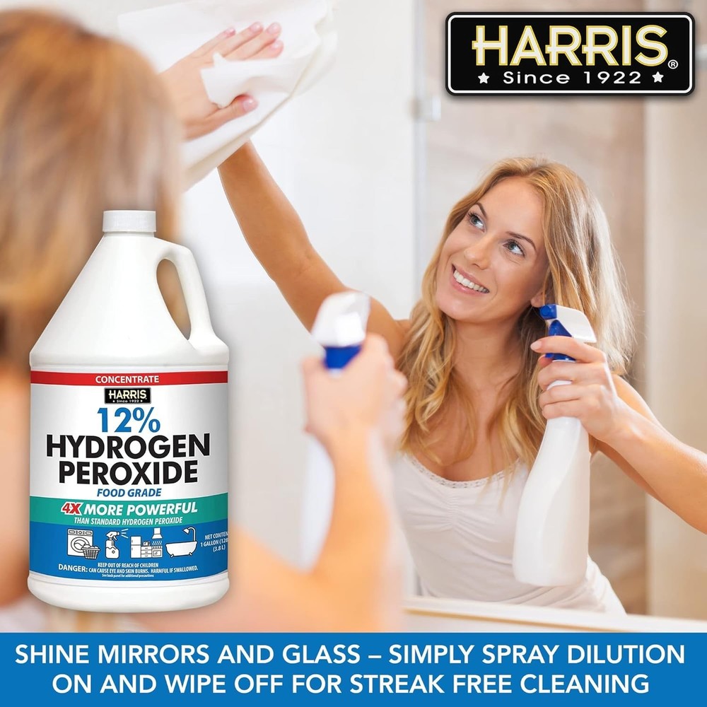 Multipurpose 128oz Hydrogen Peroxide – Unscented Cleaning Power for Any Surface