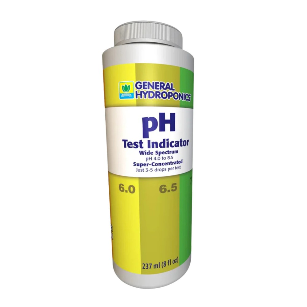 GH pH Test Indicator Solution | 8 oz Hydroponic Garden Meter