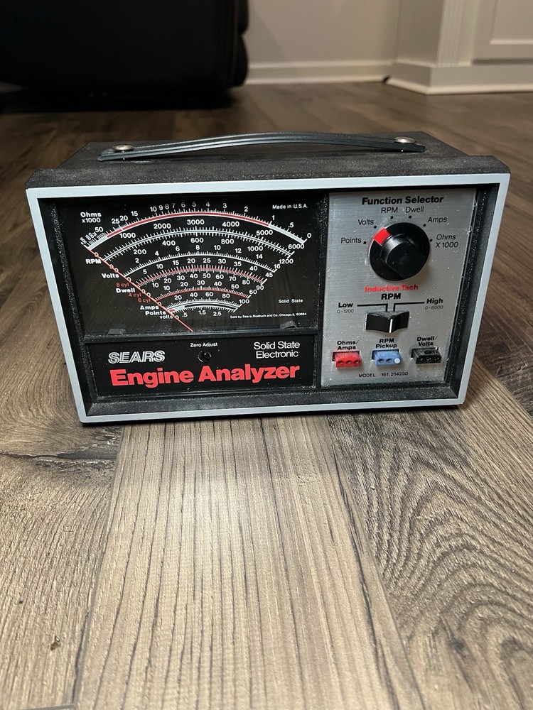 Sears Craftsman Model 161.214230 Solid State Electronic Engine Analyzer. UNTEST