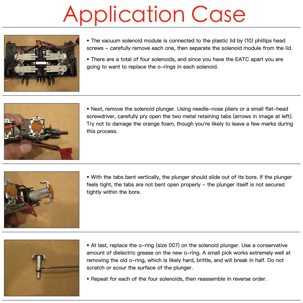 007 Silicone O-Ring, 70A Durometer, Red, 5/32" ID, 9/32" OD, 1/16" Width...