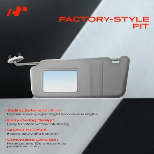 Driver & Passenger Sun Visor Compatible with Dodge Ram 1500 2500 3500 2002