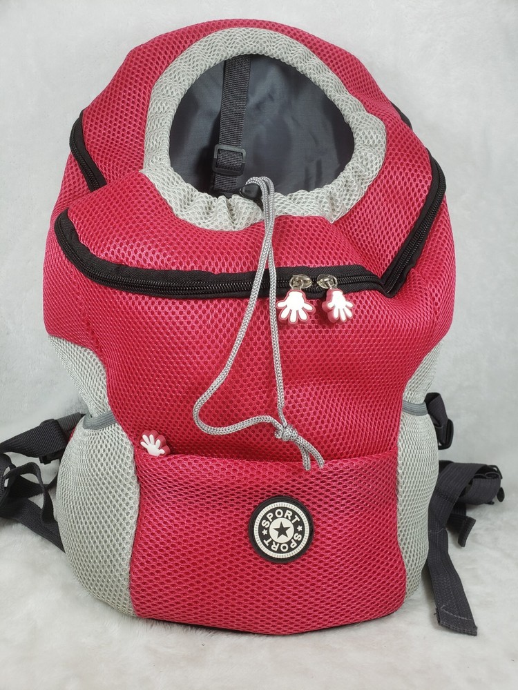 Breathable Dog Carrier Backpack, Adjustable Straps, pockets, Medium, lightweight