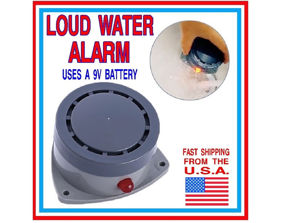 LOUD 100dB WATER LEAKAGE DETECTOR ALARM FOR MONITORING YOUR BOATS BILGE WATER.