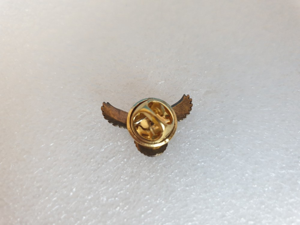 Pin. Badge. OWL. Eagle Owl.