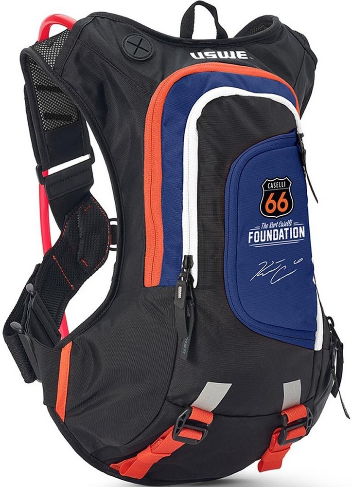 USWE Moto Hydro 8L Kurt Caselli Hydration Backpack Black/Blue