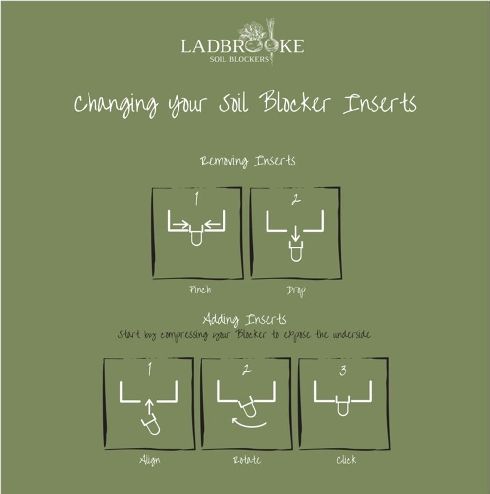 Authentic Ladbrooke Maxi Soil Block Maker. Authorized Reseller