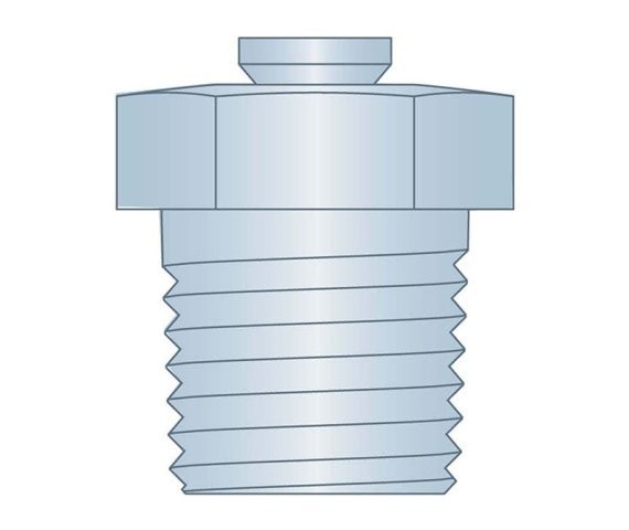Top Vent Fitting 1/4-18PTF CS Z3 (4 Pieces)