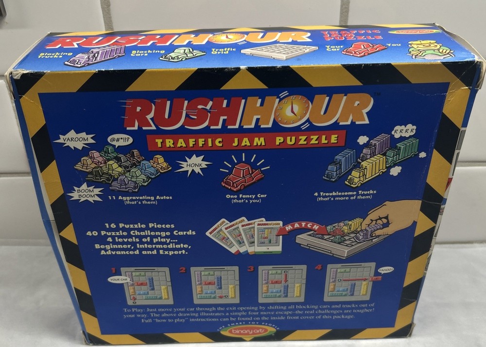 Rush Hour Traffic Jam Puzzle Game by Binary Arts 1996