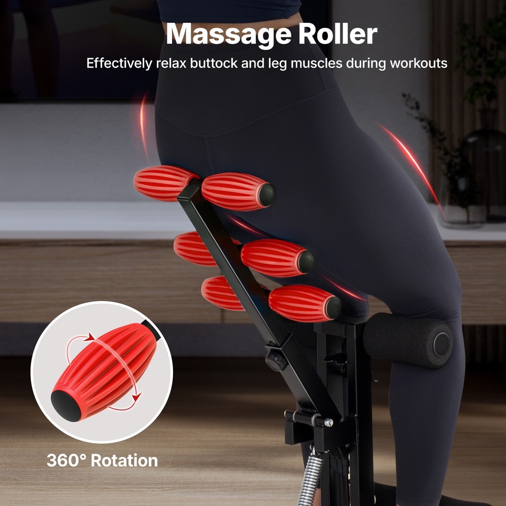 Deep Squat Adjustable Machine Glute Trainer Exercise Fitness Workout Machine New
