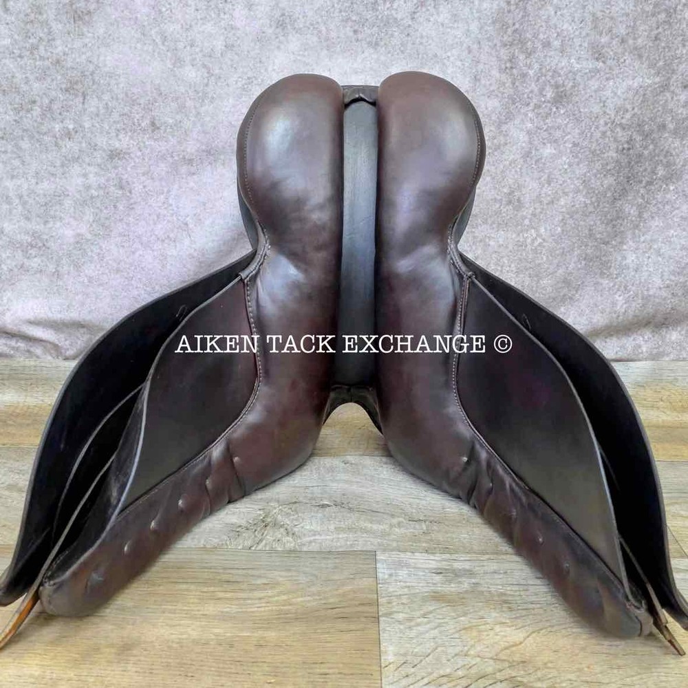 Max Hopfner Dressage Saddle, 18" Seat, Medium Tree (Read Description)