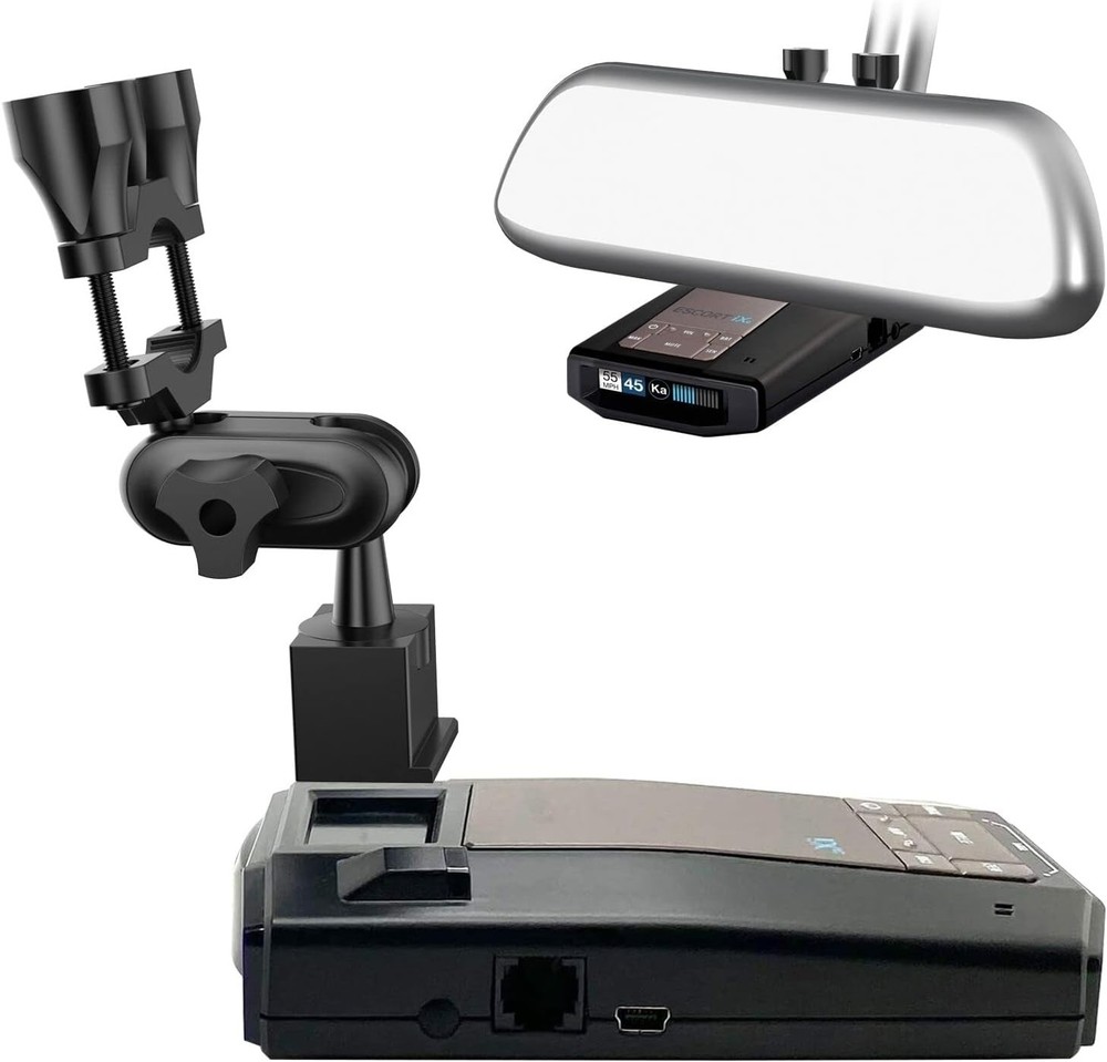 Rearview Mirror Mount for Radar Detectors - Compatible with Escort Models