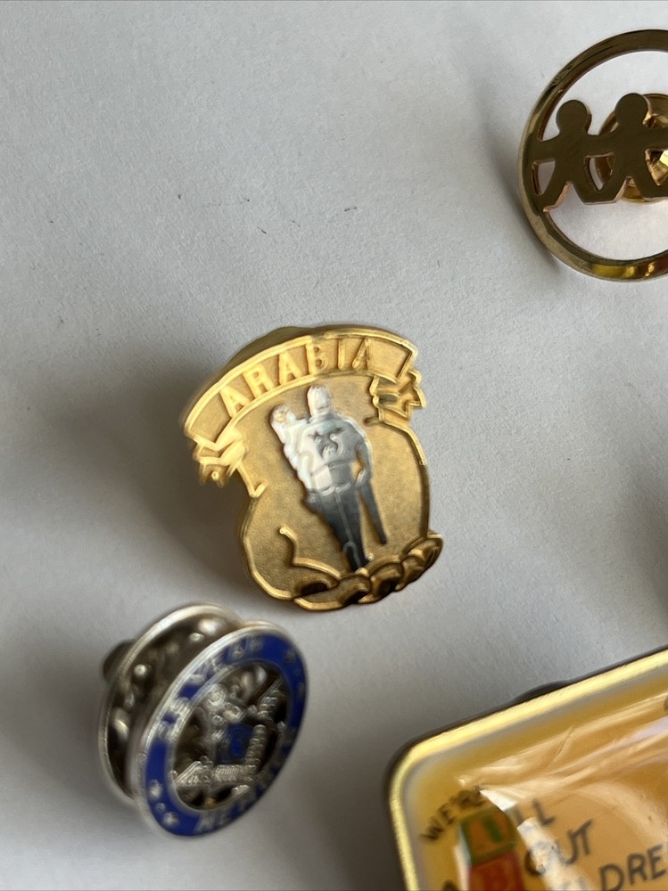 Masonic Shriner Lapel Hat Pin Lot