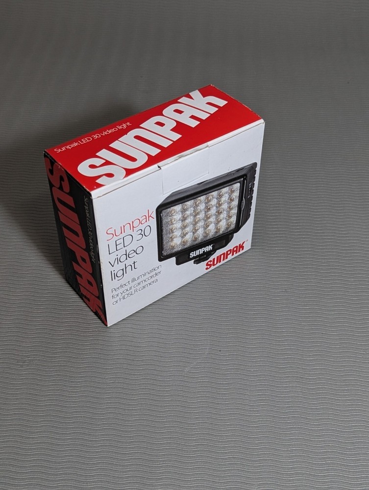 Sunpak - LED 30 Video Light - Black