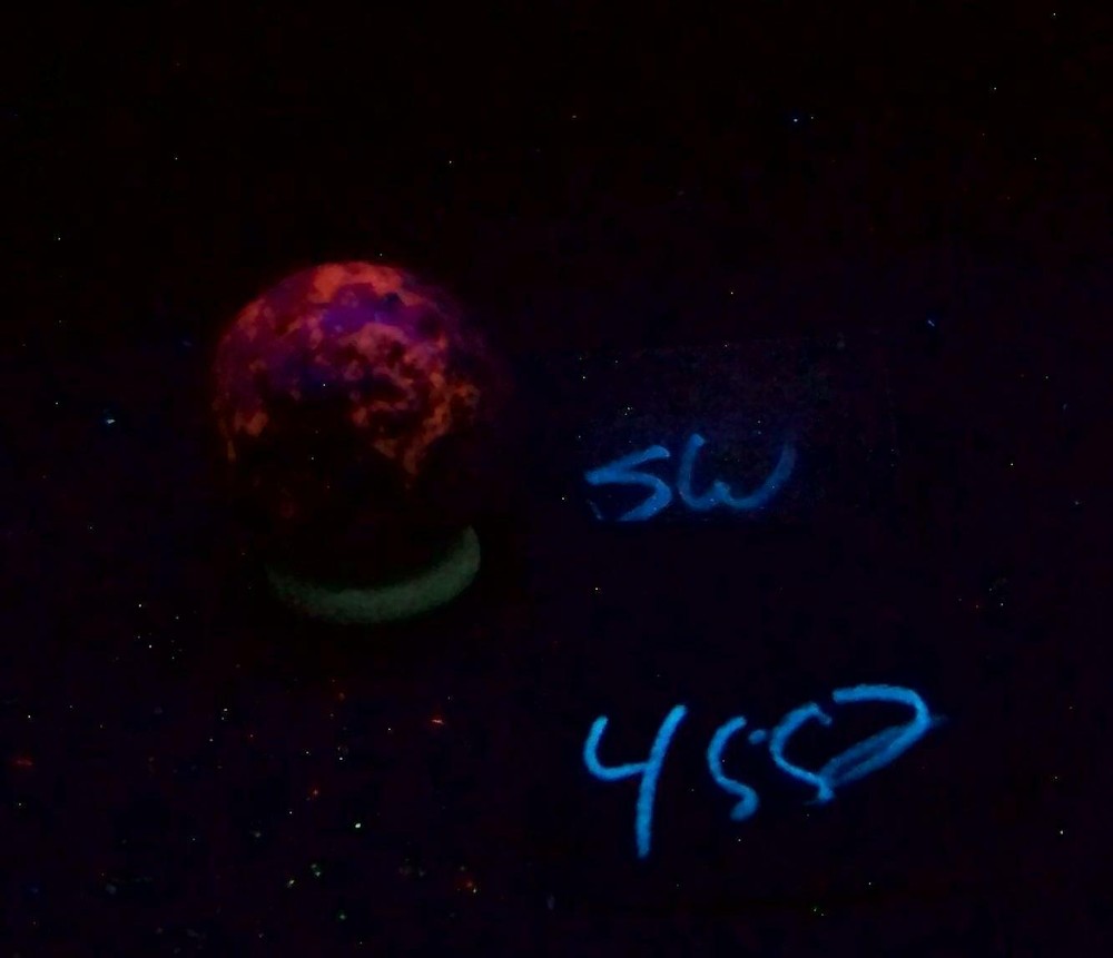 Fluorescent Mont St Hilaire Canada Hackmanite 29mm Sphere 4882