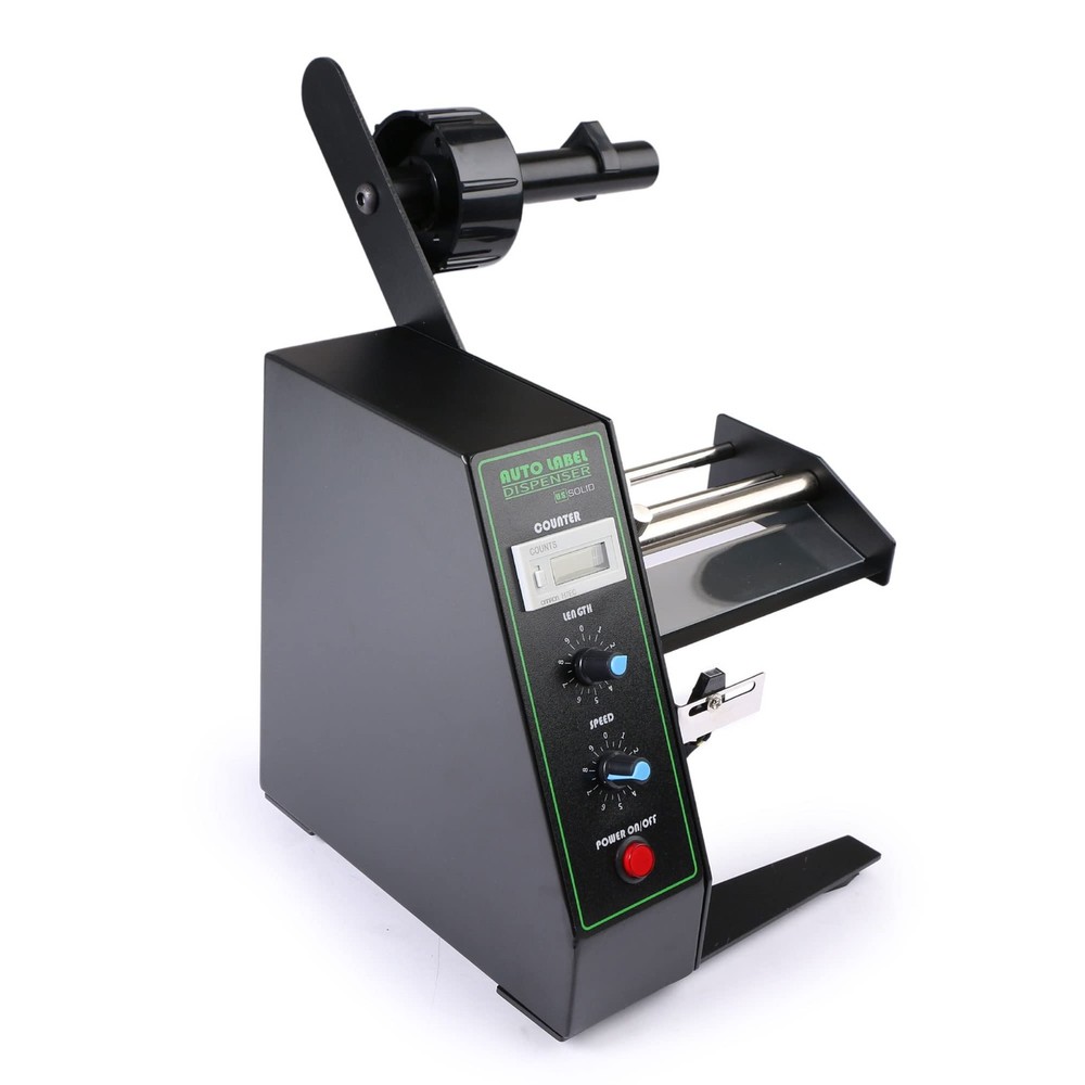 U.S. Solid Automatic Label Dispenser 5.51 in Width Opaque Labels Counter