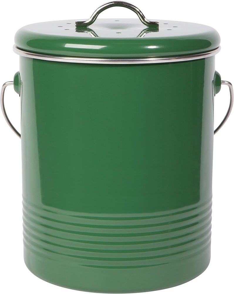 Vintage Compost Bin Ivory