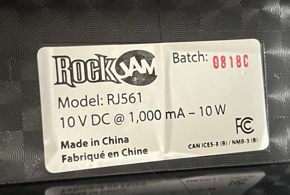 RockJam RJ-561 Multi-function Keyboard & Power Cord Tested Works!