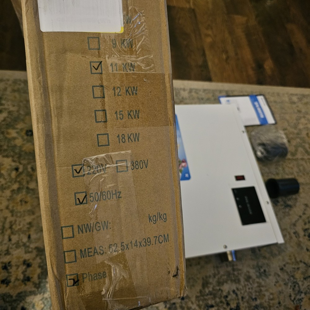 NEWTRY 11KW SPA Heater, 220V Pool Heater Electric Swimming Pool Heaters Hot Tub