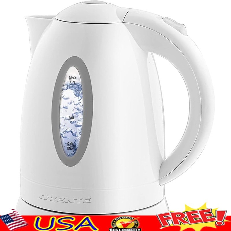 Fast Boiling Electric Kettle W/ Auto Shut-Off Removable Filter Safe BPA-Free New
