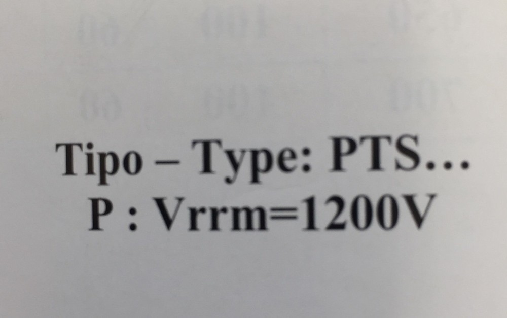 Three-Phase Rectifier PTS 203 Welding Machine Made In Italy Scomes