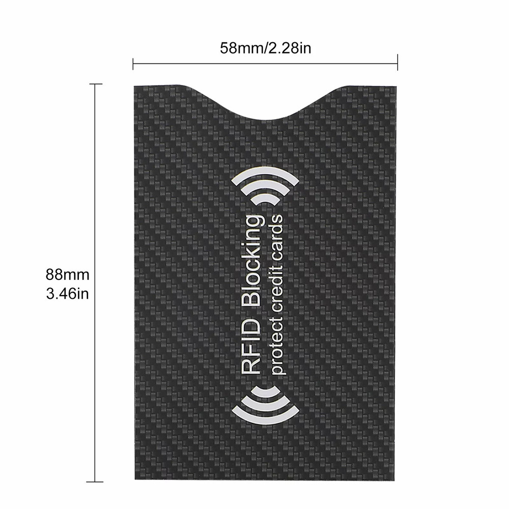 20× RFID Blocking Sleeves Credit Card Protector Holders Theft Protection Secure