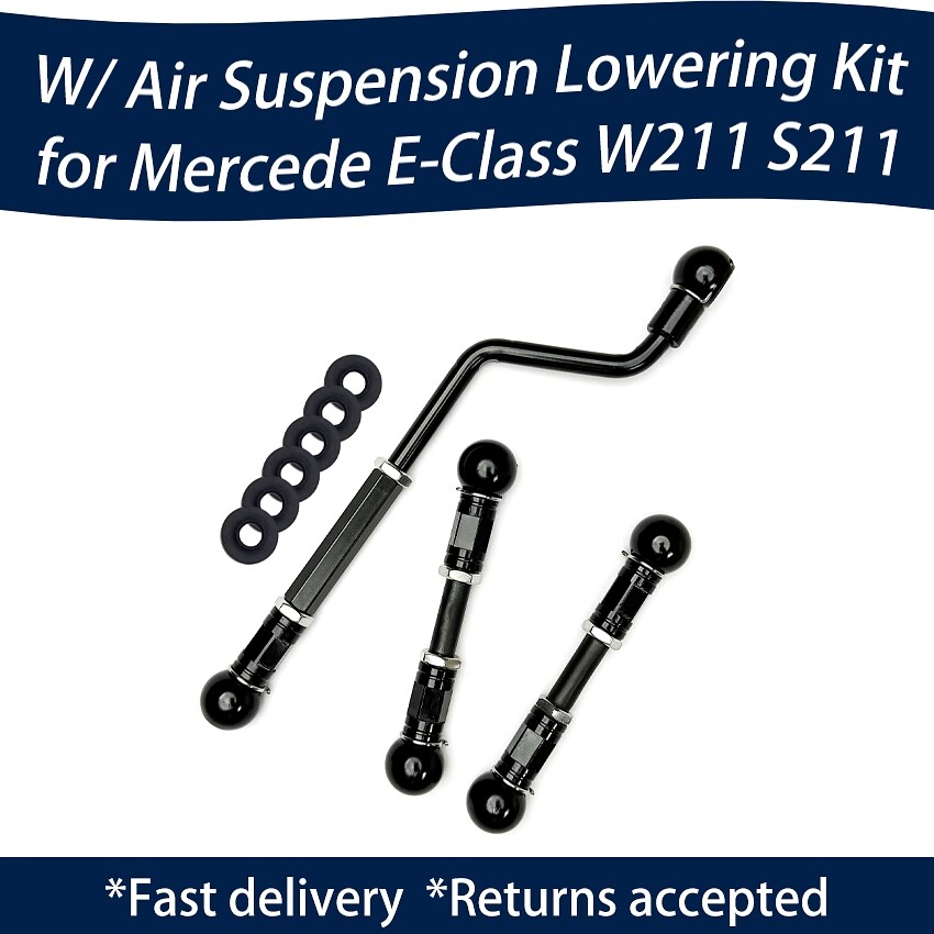 💥for MERCEDES E CLASS E500 E55 E63 W211 Airmatic LOWERING KIT LINKAGES LINKS