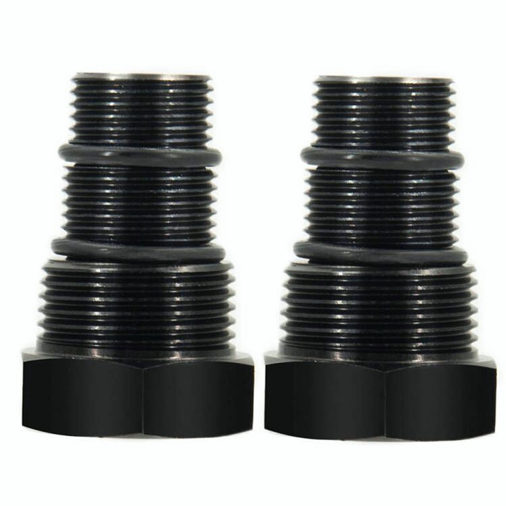 4PCS Oil Filter Threaded Adapter 1/2"-28 NPT Auto Suppressor Oil Filter Adaptor