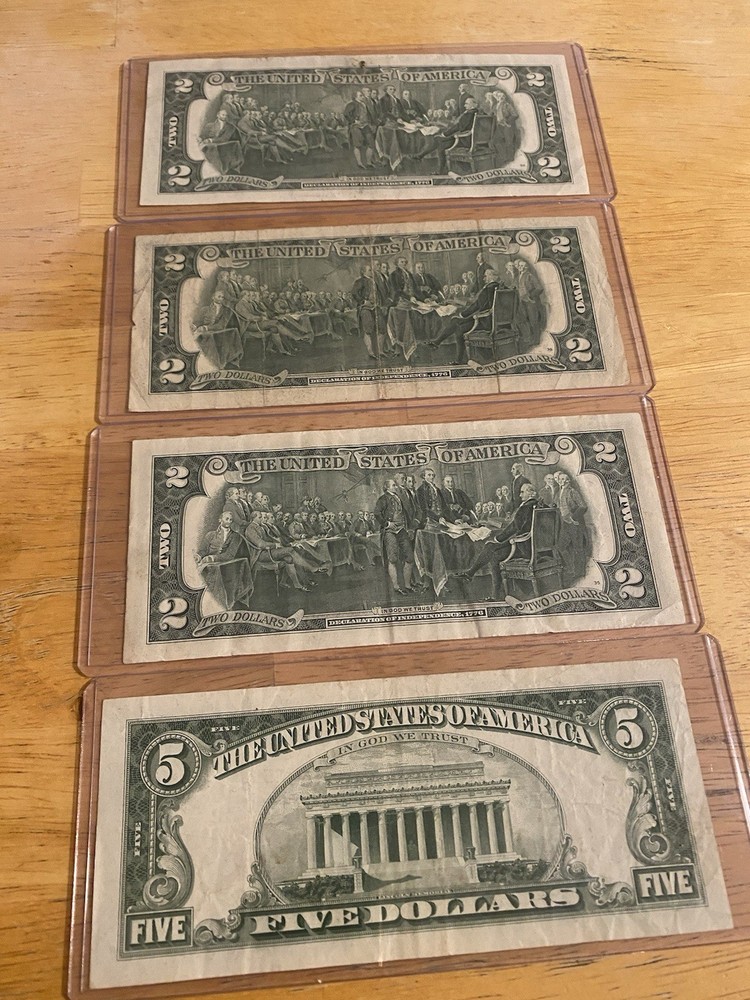 4 banknotes: 3 from 1976 and one from 1963.