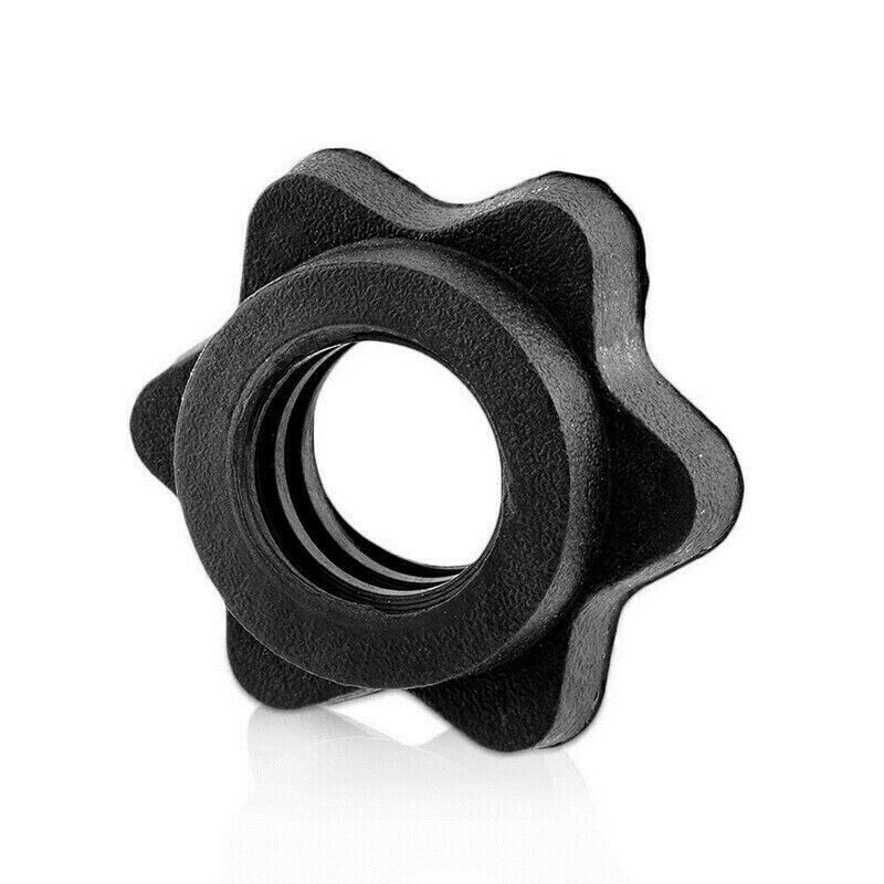 4Pcs Weight Check Nut Barbell Clamps Lock Clip Spin Lock Quick Release Bar WeipA
