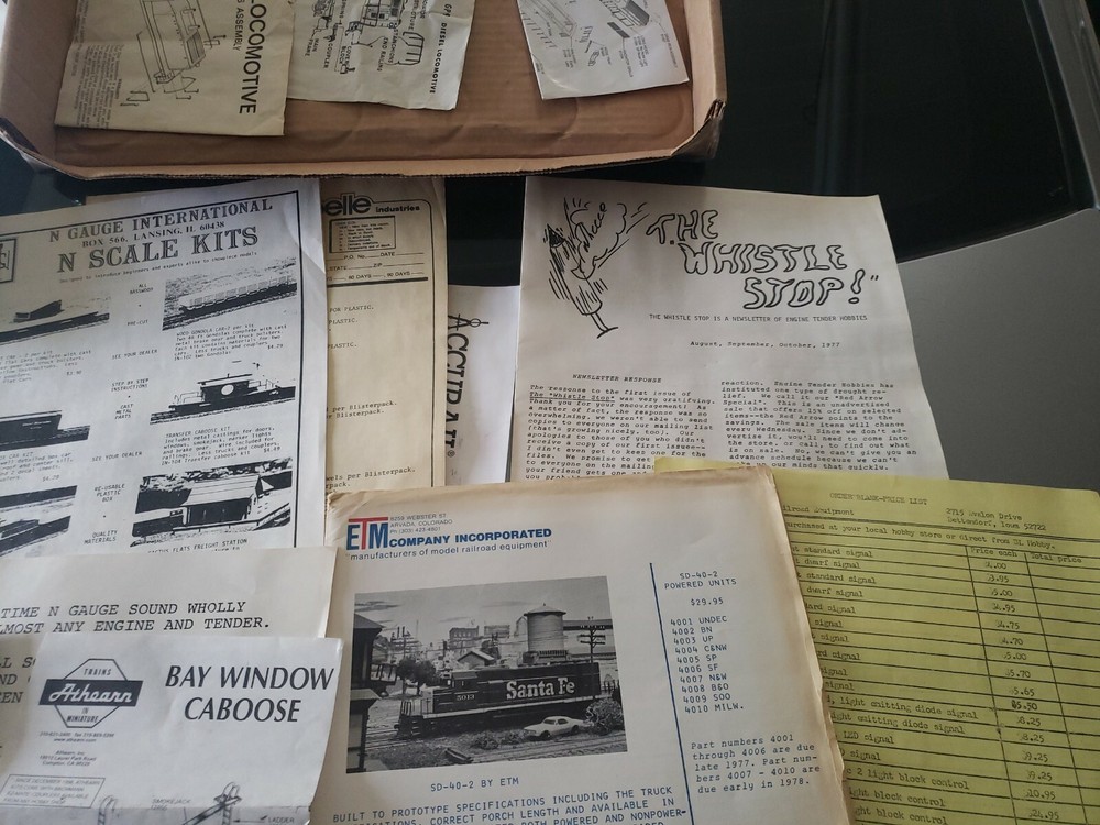Model train Literature Instruction Locomotive Paperwork