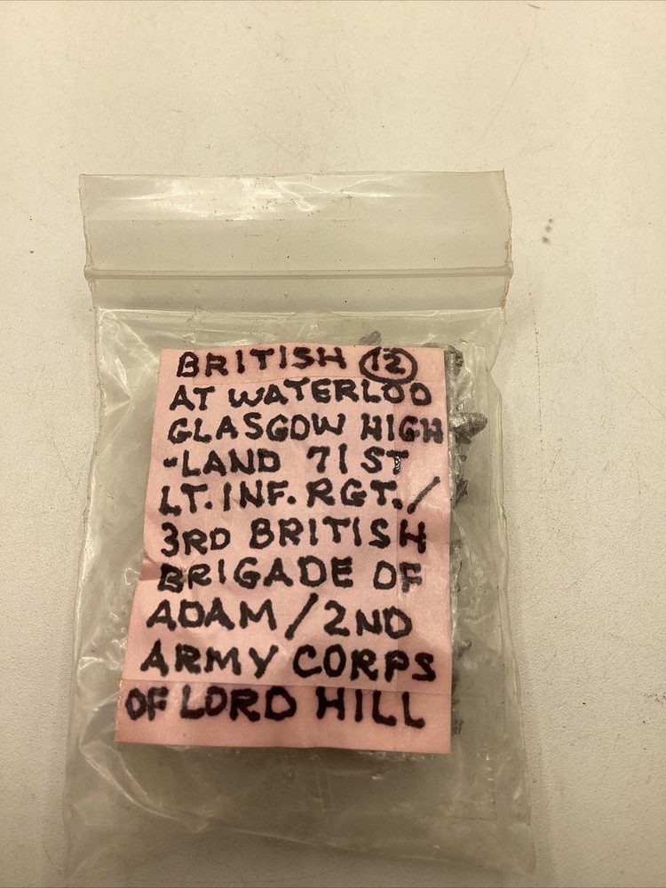 15mm Unpainted Napoleonic British A