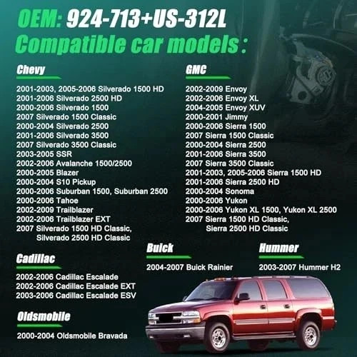 Ignition Lock Cylinder Switch & Ignition Lock Cylinder Housing for Chevy Avalanc