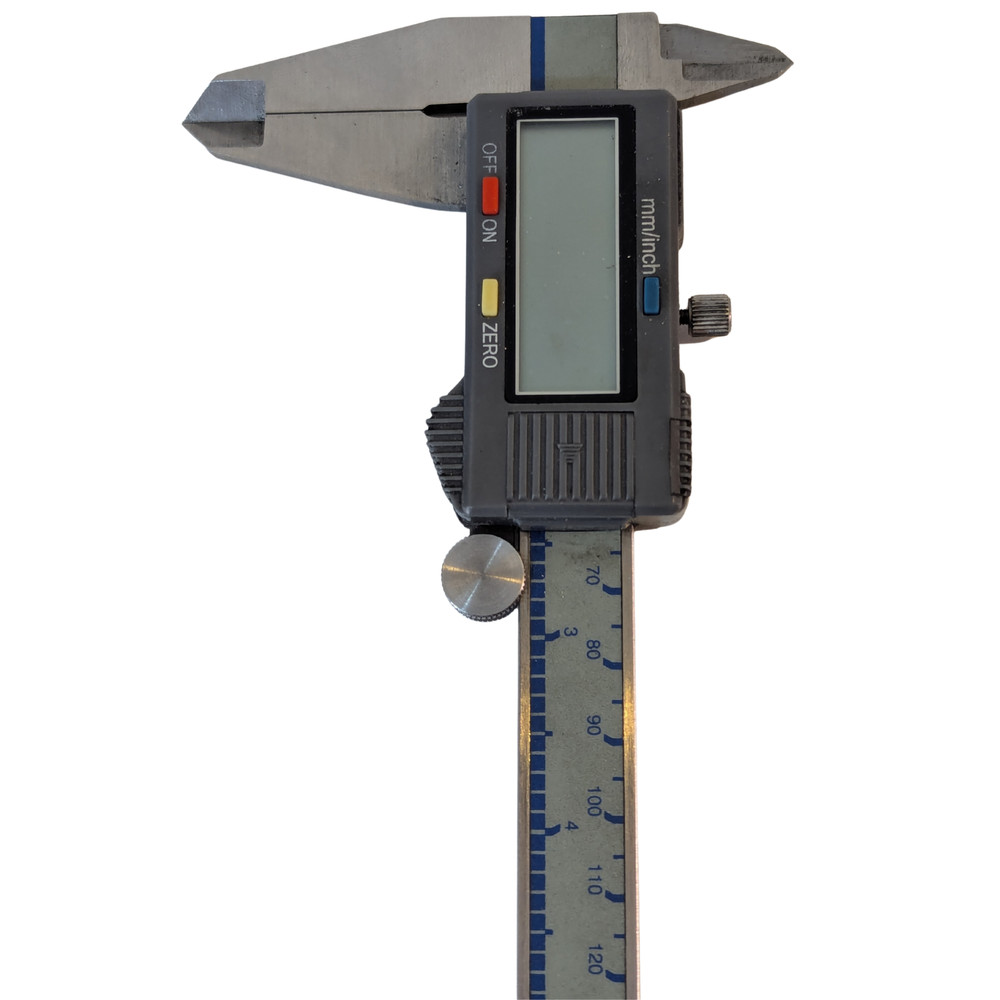 Avenger 0–200mm Digital Caliper w/ Case – Untested, As Is