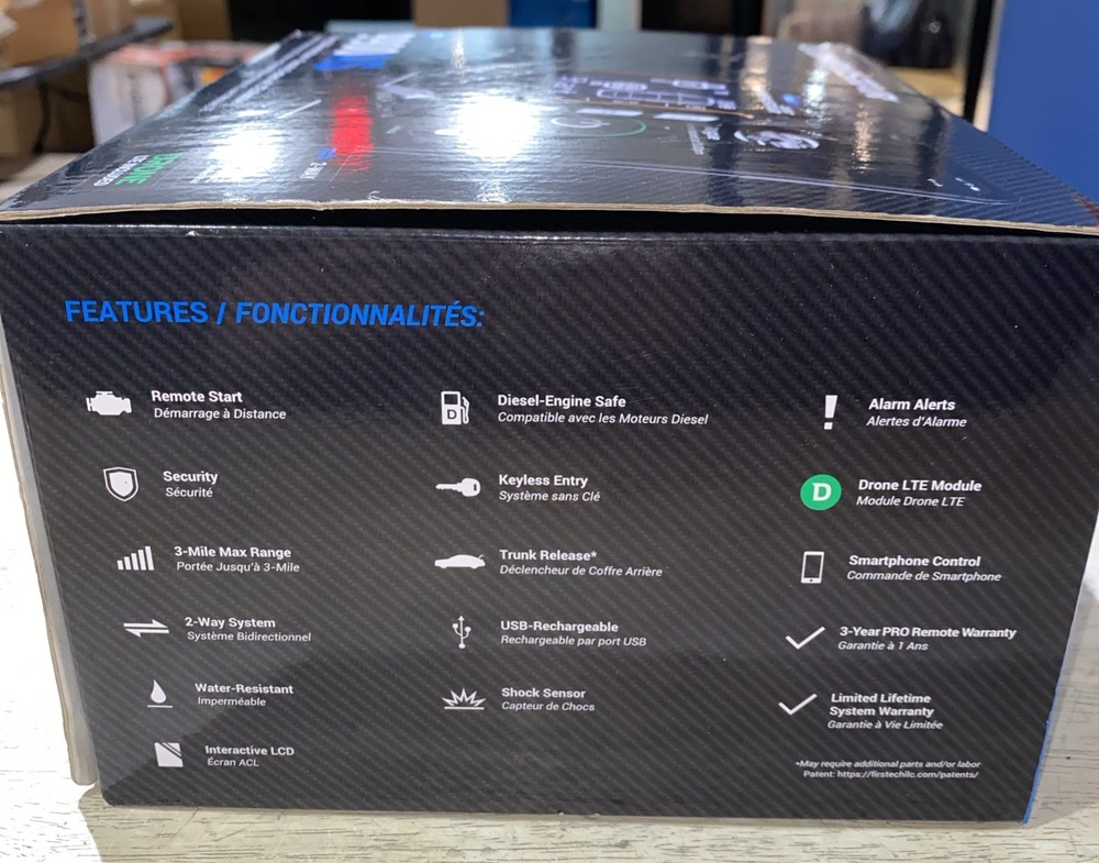 Compustar CSX9900-AS 2-Way CSX Remote Start + Security Kit with Drone LTE Module