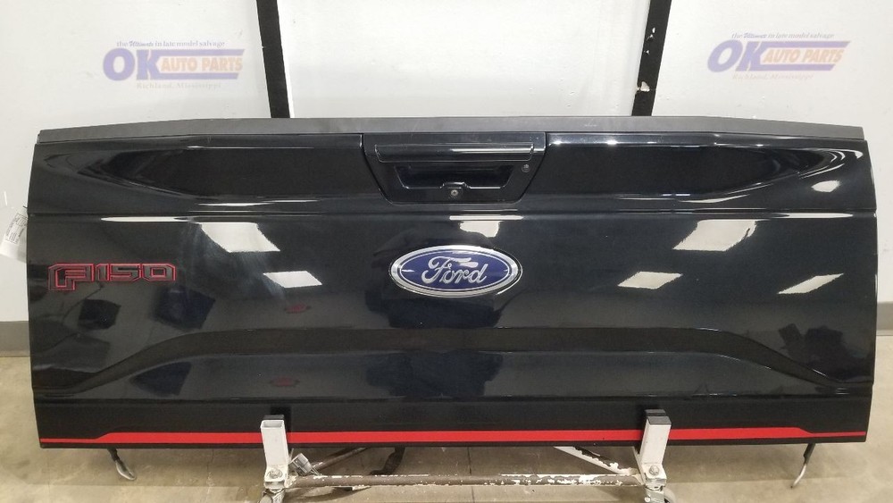 17 FORD F150 REAR TAILGATE ASSEMBLY WITH REAR VIEW CAMERA BLACK