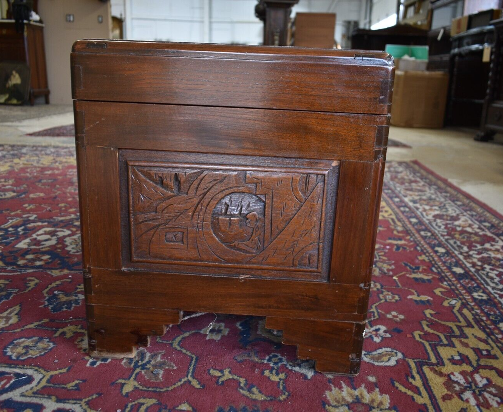 Vintage Asian Style Blanket Chest