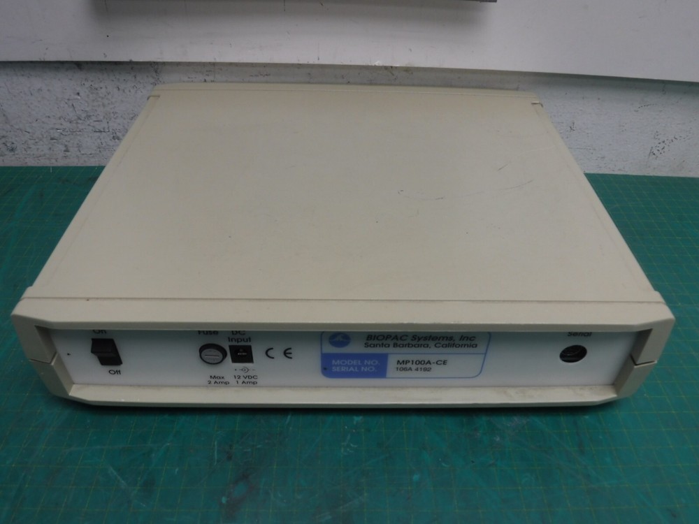BIOPAC Systems Data Acquisition Modules W/ Cables & Accessories UIM100C + Oth MN