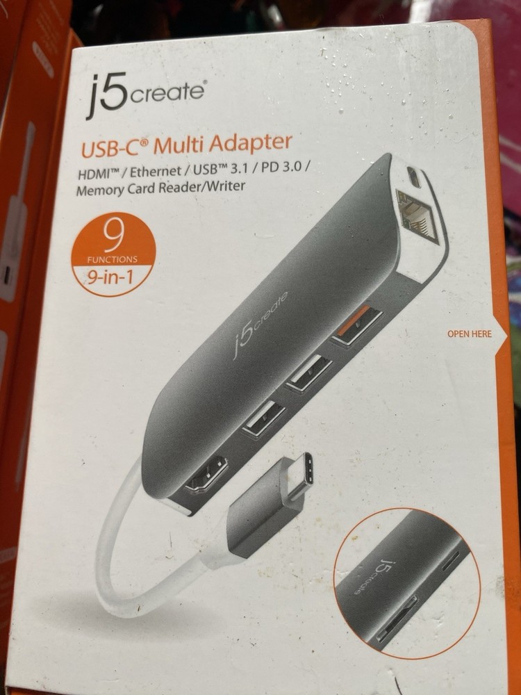J5 CREATE USB-C Multi Adapter 9 Function