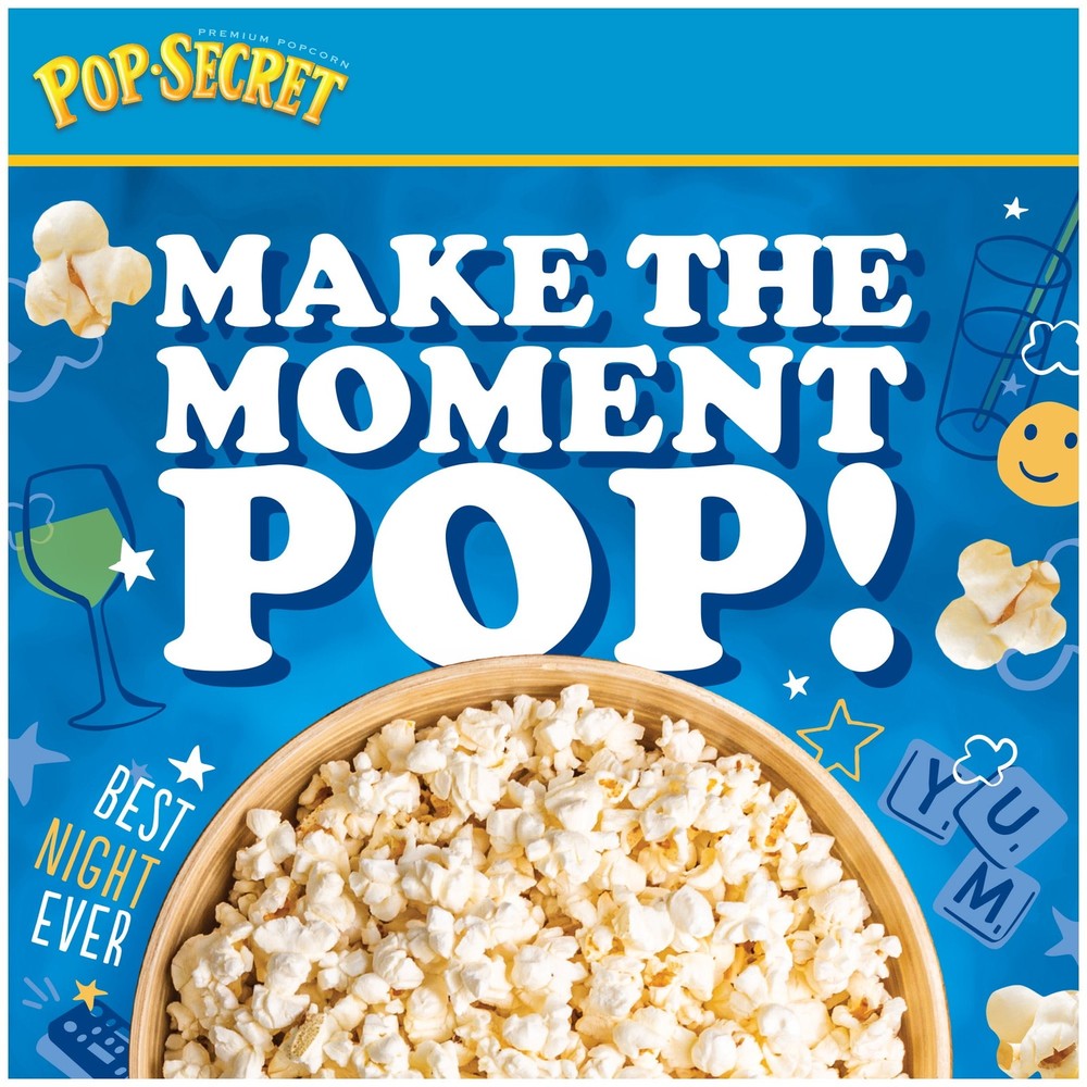 Popcorn, Kettle Corn Microwave Popcorn, 3 oz Sharing Bags, 12 Ct