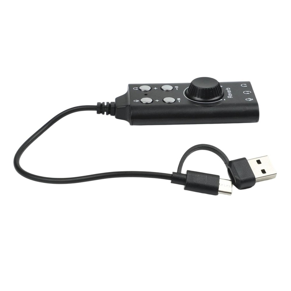 USB USB C Adapter for 3 5mm Audio with Built in Volume Control Feature