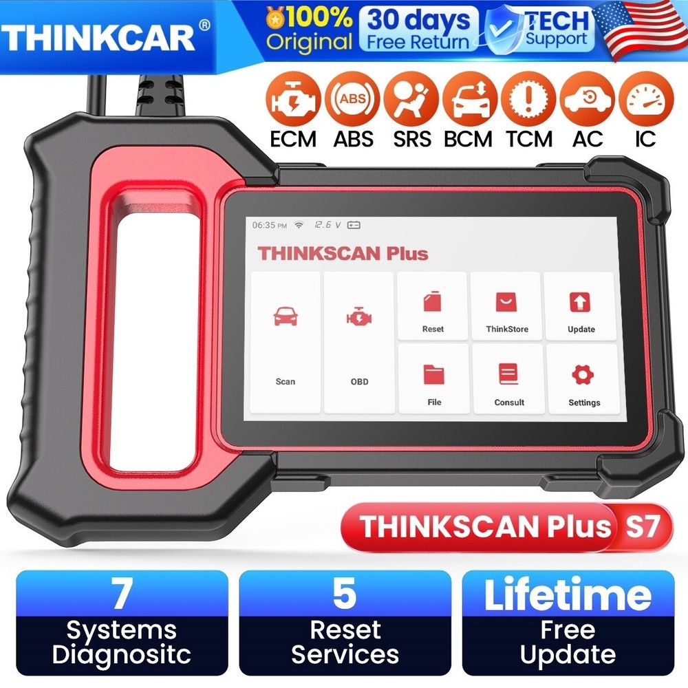 Thinkscan Plus S7 Automotive Fault Code Reader OBD2 Scanner Diagnostic Tool