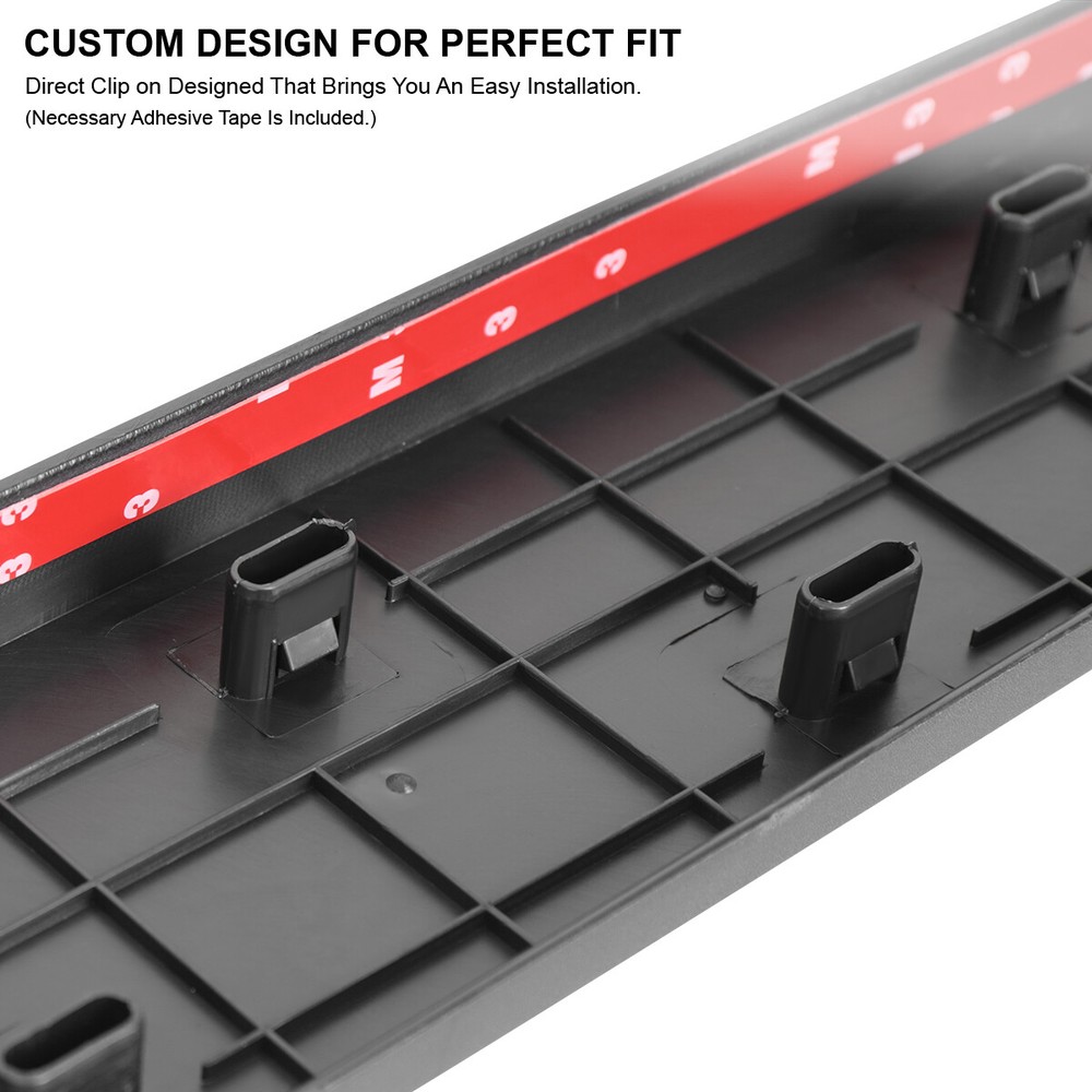 Fits 2014-2018 Chevy Silverado Tailgate Molding Protector Spoiler Cap Top Cover