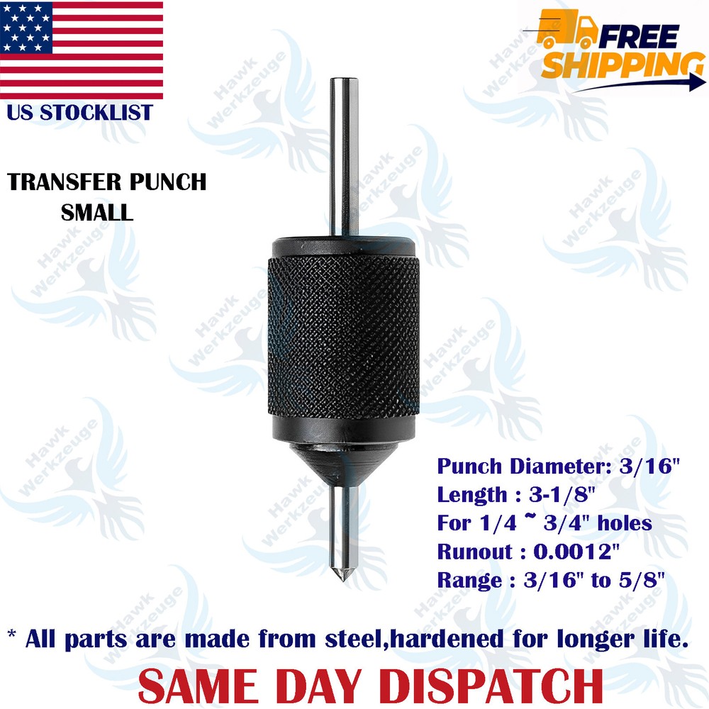 Universal Transfer Center Aligner- Punch-Hardened Pin Machine Tools-USA FULFILED