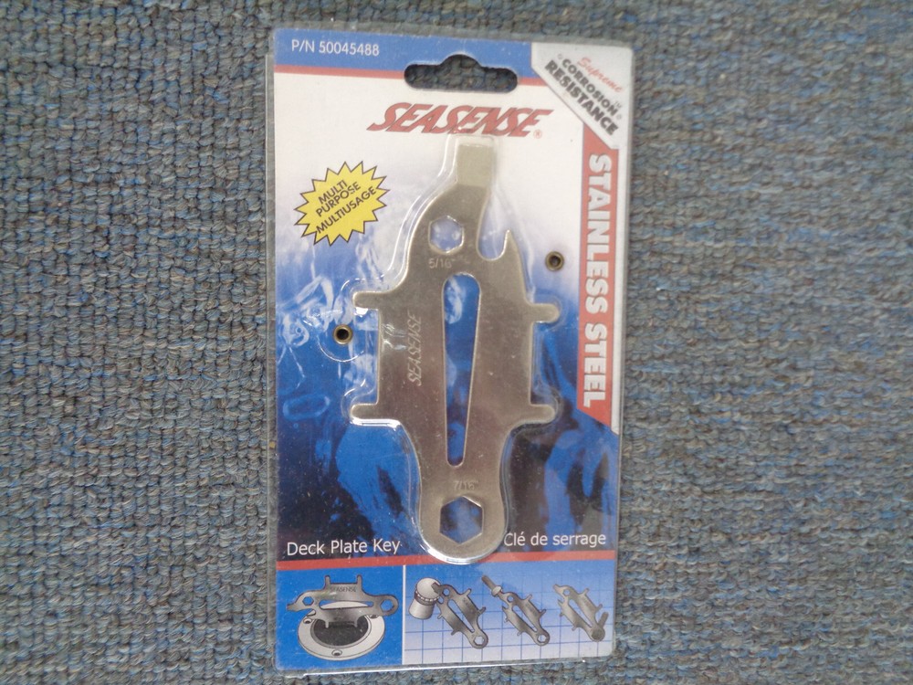 SeaSense - Deck Plate Key - Stainless Steel Multi Purpose New