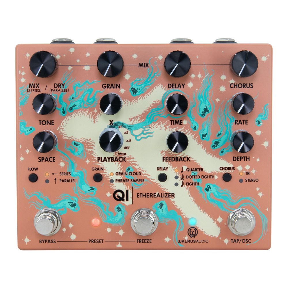 Walrus Qi Etherealizer Stereo Multi-effects - Terracotta