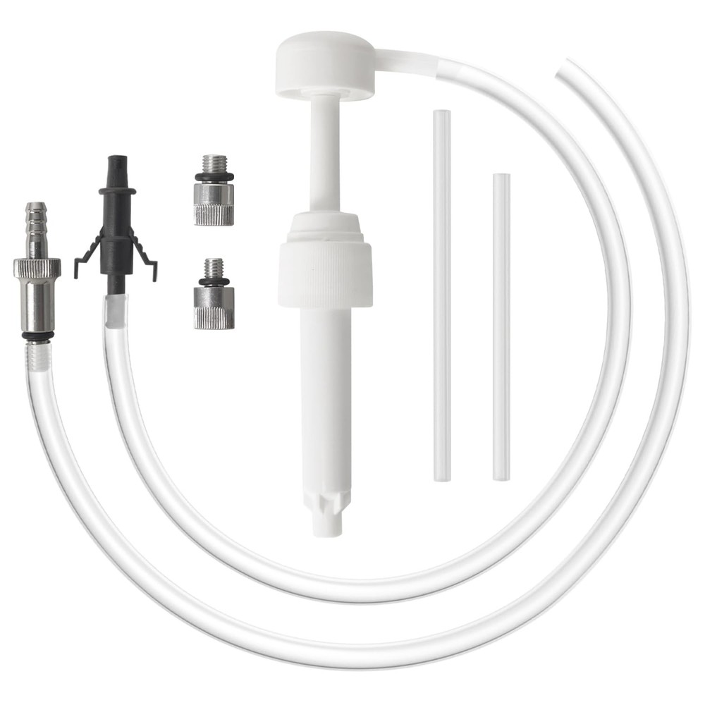 Thorstone Lower Unit Gear Oil Pump for Quart Bottles, Includes 3rd Hand 10cc