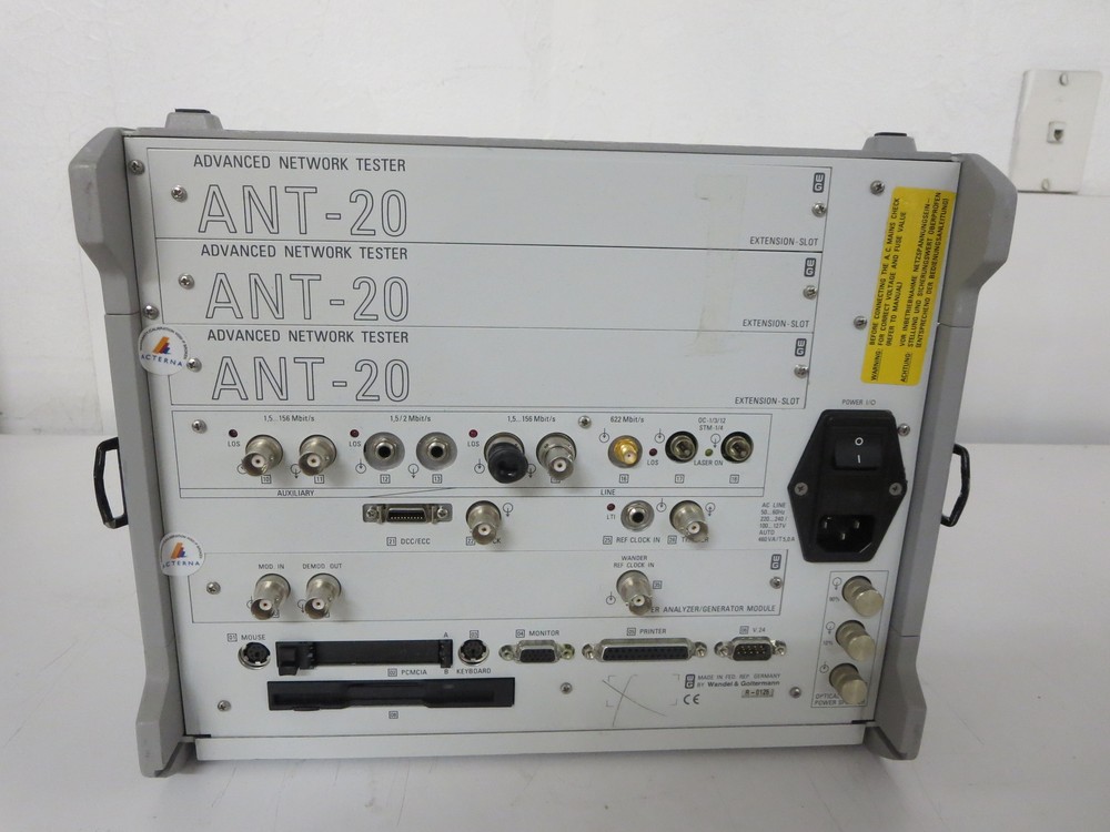 WANDEL & GOLTERMAN ANT-20E ADVANCED NETWORK TESTER WITH WINDOWS 95