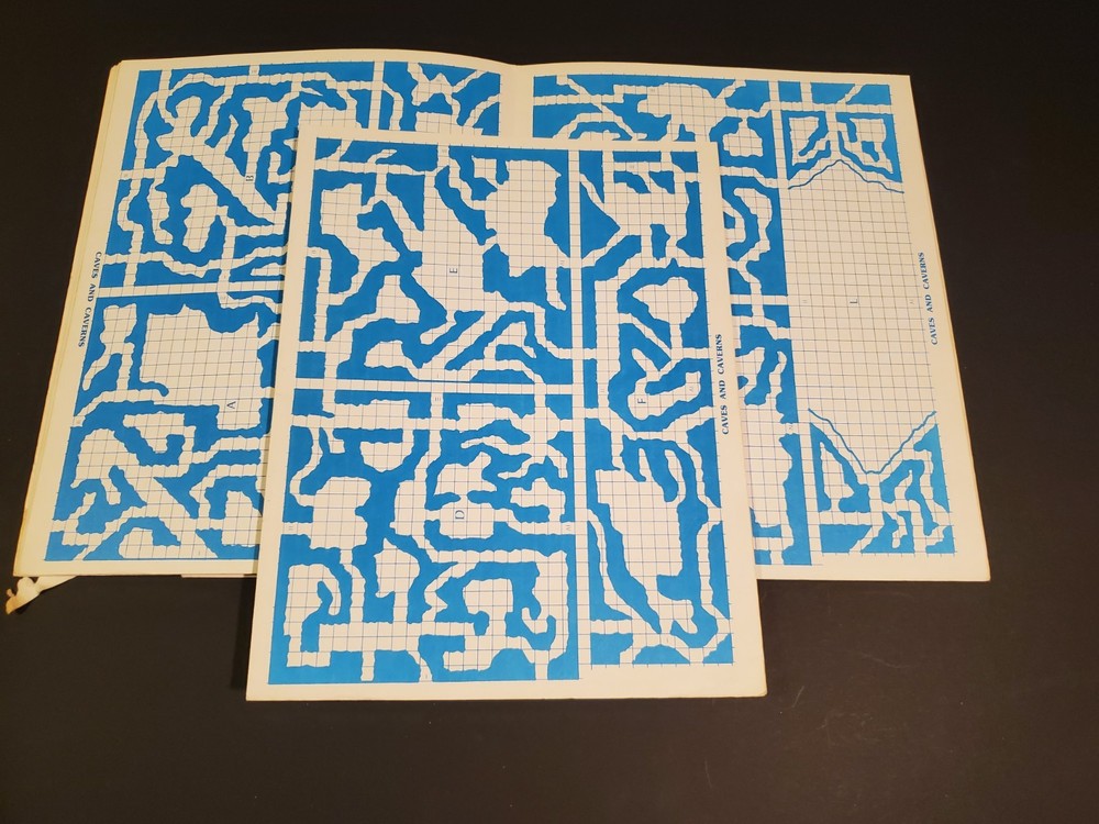 Dungeons And Dragons Dungeon: Geomorphs Set 1980 ☆ D&D ☆ TSR ☆ Authentic ☆