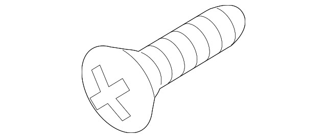 Genuine Mitsubishi Door Switch Trim Panel Screw MF453046