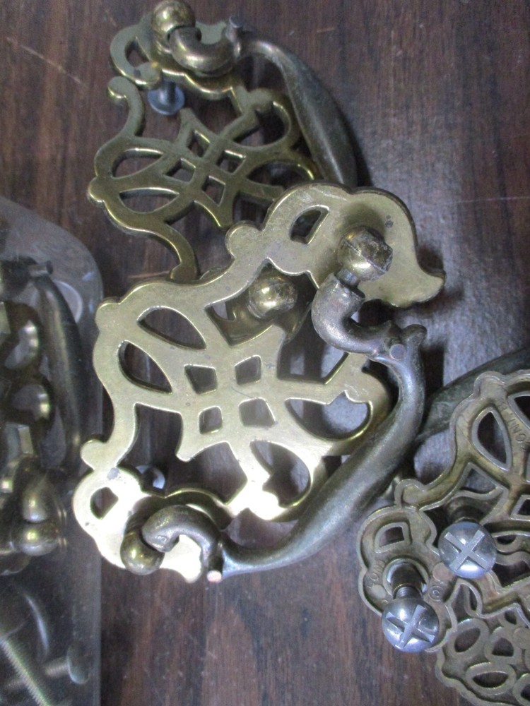 Vintage Drawer Cabinet Handle Pull Lot